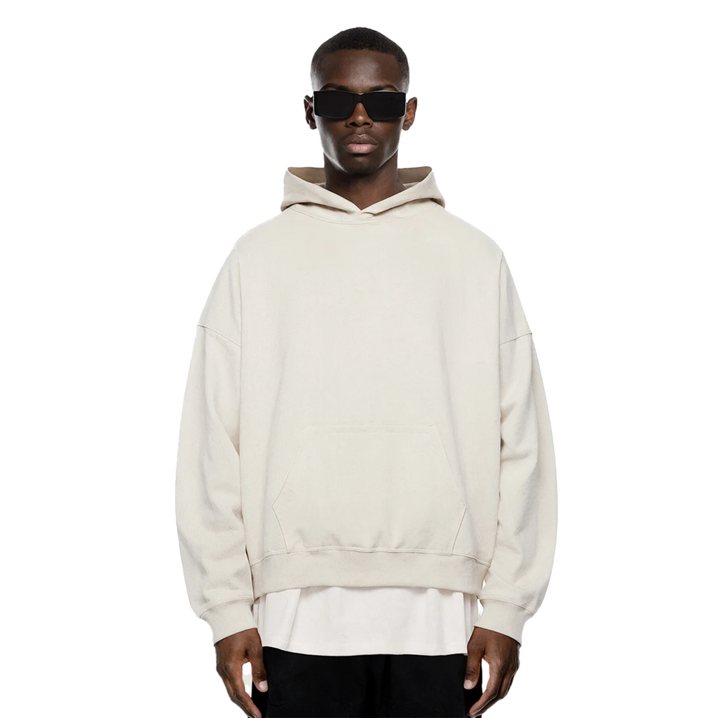 Cotton Boxy Hoodie