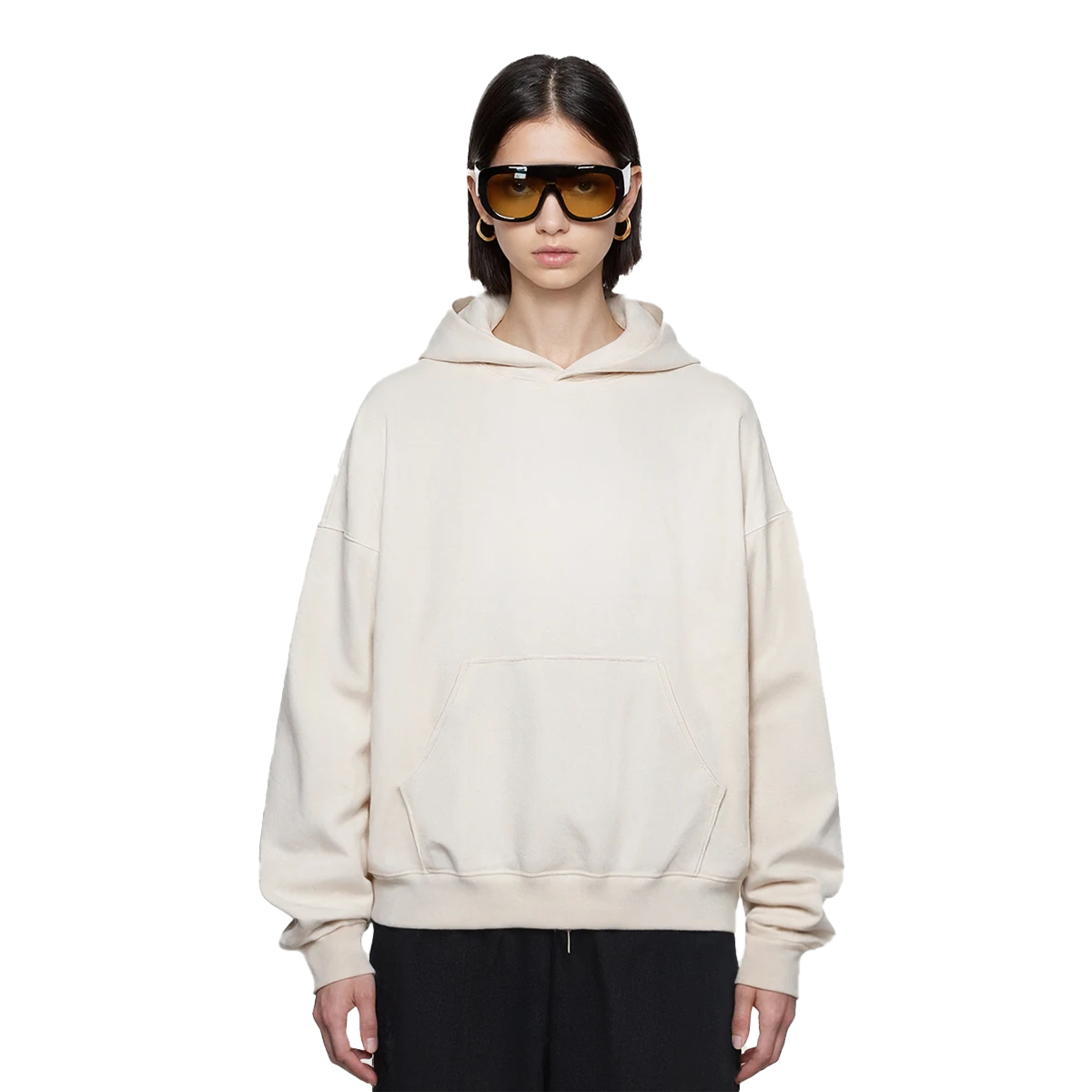 Cotton Boxy Hoodie